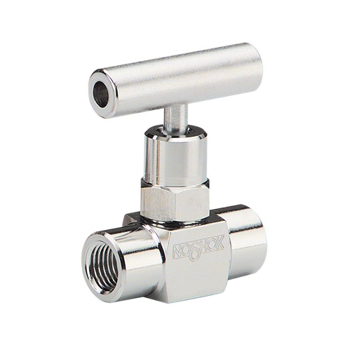 [152-MFS] 150 Series Mini Needle Valves w/Soft Tip, 1/4" NPT, Male x Female, 316 SS, 0.172" Orifice