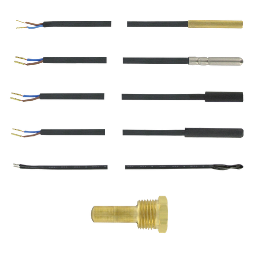 [TS-21] PTC Sensor, SS Sheath, PVC Cable, 10 ft (3 m) length.