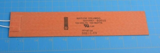[040150C1-1V19K] Watlow Wirewound Element; 4" x 15", 120V, 300W, w/thermostat