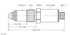 [100004248] Turck Capacitive Limit Level Sensor (NCLS-30-UP6X-H1141)