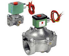 [EFHB8214G020AC120/60,110/50D] 320 Series Direct-Acting General Service Solenoid Valve (8214), 1/2" NPT, 120 VAC, Aluminum, 2 Way-2/2 NC