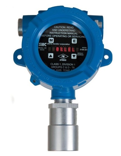 [5100-28-IT-A1-05-01-0-0-0] SMC Sentry 5100-IT Methane Detector, 3/4" NPT Alum. Enc, Relays: HART / RS-485 / 4-20mA / DI / 2A