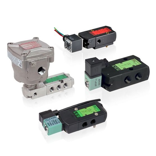 [WT8551A001MSDC24/DCD] ASCO Series 551 1/4" Solenoid Spool Valve (8551)