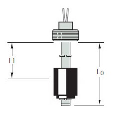 [W1099309] LS-700 Level Switch LS-700-7-SS-BN-SPST-020-GR1-1