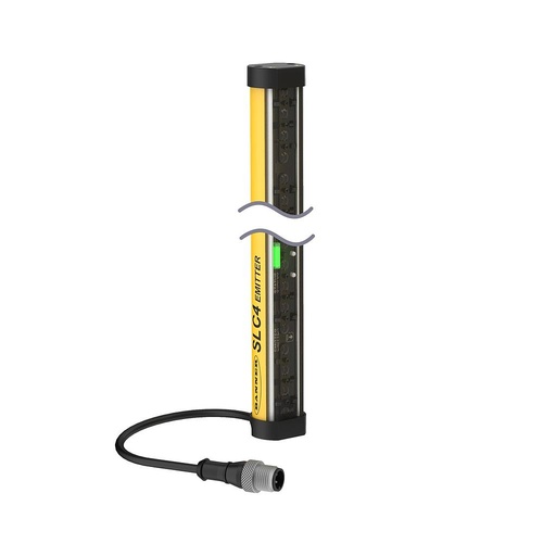 [812393] S4B Series Heavy Duty Type 4 Safety Light Curtain, Receiver (S4BR30-1200-S)