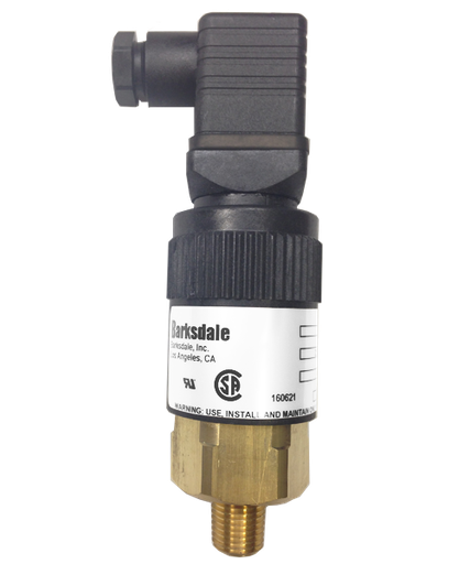 [96221-BB1-T2-Z12] BARKSDALE SERIES 96221 COMPACT PRESSURE SWITCH, 1 TO 30 IN HG VACUUM