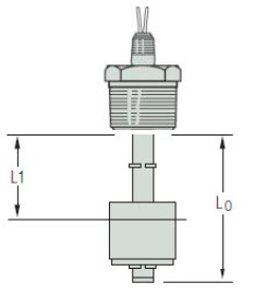 [W1101072] LS-700 LEVEL SWITCH LS-700-3C-SS-PP-SPST-020-GR2-1