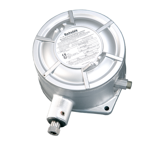 [B1X-S48SS-UL] Barksdale B1X Bourdon Tube Pressure Switch, Single Setpoint, 15 Amps @ 125/250/480 VAC; 5 Amps @ 24 VDC; 0.05 Amps @ 125 VDC; .03 Amps @ 250 VDC, 240 to 4800 psi, SS, 1/4 Tube, UL & CSA Approval