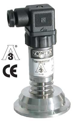 [110-16-4-615-2-49-1-25] Noshok 11 Series Sanitary Transmitter, 0-100 PSI, 4-20mA Output
