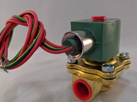 [8210G002AC480/60,440/50D] 210 Series Solenoid Valve (8210), 1/2" NPT, 480 VAC, Brass, 2 Way-2/2 NC