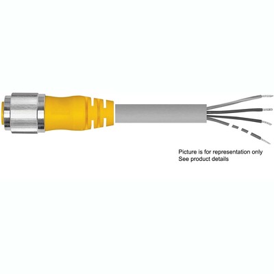 [100006433] Turck Hazardous Location Cordset, Connection Cordset (P-X-RKVZ 40-1188XL-10M)