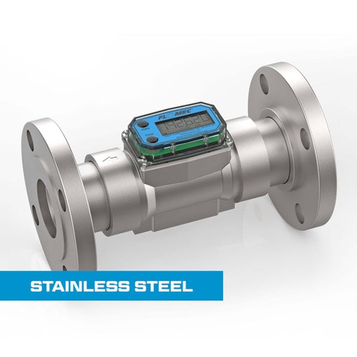 [G2S20F42GMZ] G2 Series Turbine Flow Meter, 2" #150 ANSI Flange, Display, Stainless Steel Body, 4-20mA+Pulse Outputs