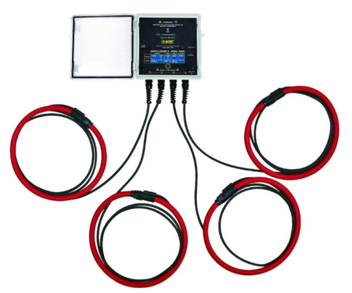 [2153.62] AEMC Data Logger Model DL914 (4 Channel, TRMS, MINIFLEX® 300/3000 A, Wi-Fi, DataView®)