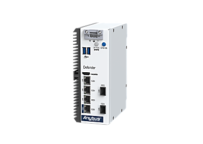 [ABD6024-DPIFW] Anybus Defender, Industrial Firewall - DIN Rail - 2x1Gbit SFP + 4x1Gbit RJ45  - DPI/FW Perpetual License inc. 3Y support