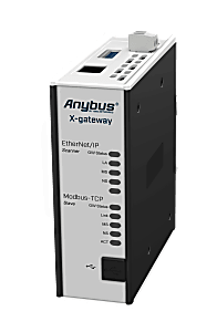 [AB7669-F] Anybus X-gateway, EtherNet/IP (Scanner/Master interface) to Modbus TCP/IP (Server/Slave interface)