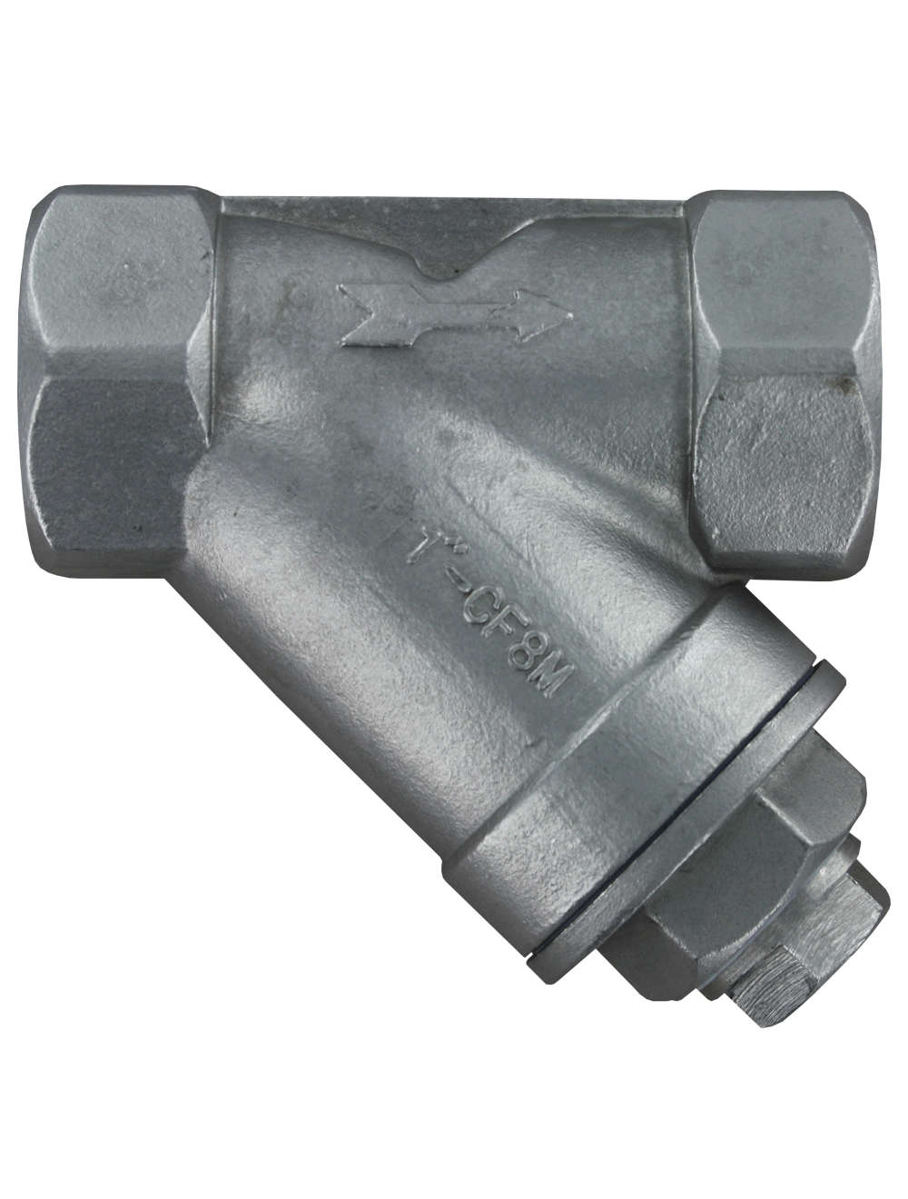 [SYS-04] Dwyer Stainless Steel Y-Strainer, 1" pipe size, 800 psi WOG