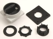 [130B1030] HANDLE AND GASKETS FOR MAINS SWITCH 63A