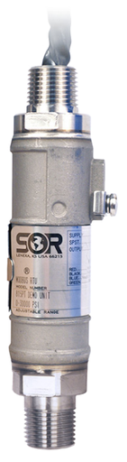 [815PT-Z05-A] 815 Smart Pressure Switch-Transmitter, 0-500 PSI, HART® 7 and ModBus RTU, 4-20 mA / 1-5 VDC (Low Power) Selectable Outputs, 1/2" NPT Process Connection, 1/2" NPT Male Conduit with 6 Ft Flying Leads