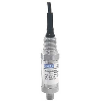 [50457721] Wika E-10 X-Proof Pressure Transmitter, 0-2000 PSI,  4-20mA, 2-wire Output, 1/4" NPT Process Connection, 1/2" NPT Male Conduit with flying leads (NEMA 4 /IP67), Cable Length: 2 m, Power supply: 6-30 VDC