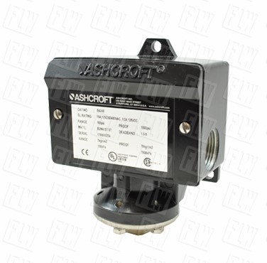[B464S-X07-200#] Ashcroft B Series Dual SPDT Pressure Switch, 316SS Actuator Seal, 1/2" NPT, 0-200 PSI