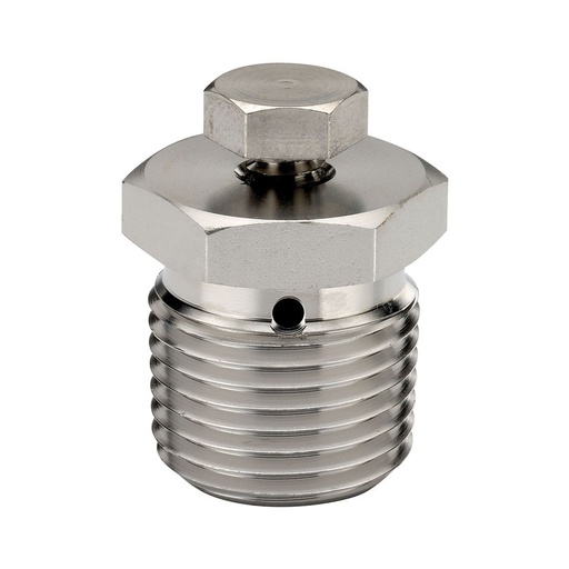 [BP2-S] 1/4" NPT Bleed Plug, SS