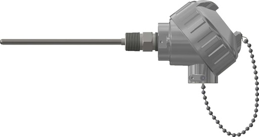 [R1T185L484-042-SL-8HN31] 4 WIRE RTD 100OHM PLATINUM 1/4" DIA 