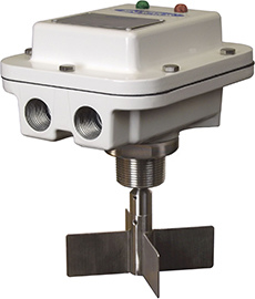 [PRO-AGAX1-3AA0A] Roto-Bin-Dicator PRO Power Pack Only,  Powder Coated Steel 8” Mounting Plate - Top Mounting, Full Coupling,   Standard 4-vane paddle - 1-1/2” x 5” 