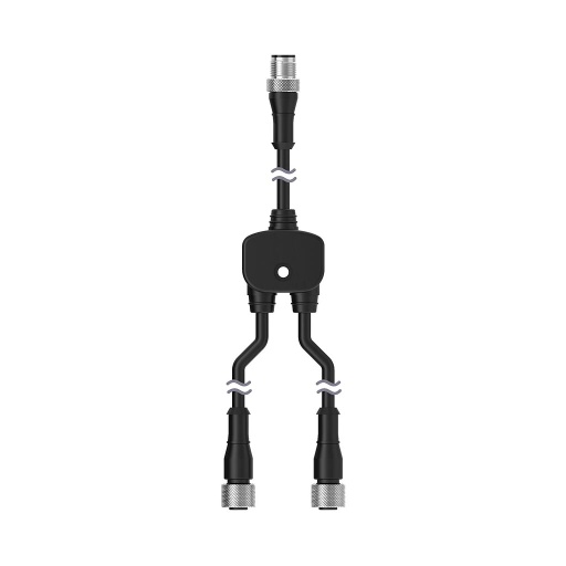[93335] M12 Quick Disconnect Splitter Cable (CSB-M1258M1251)