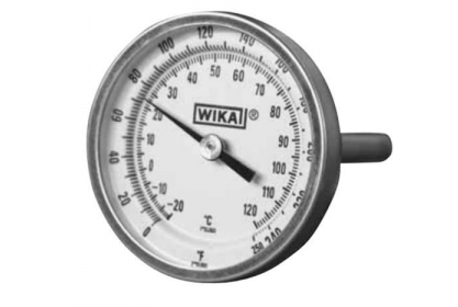 [20025D007G2] Wika BI-MET THERM 2.5"DIAL, 2.5"STEM, 20/240F/C, 1/4"NPT