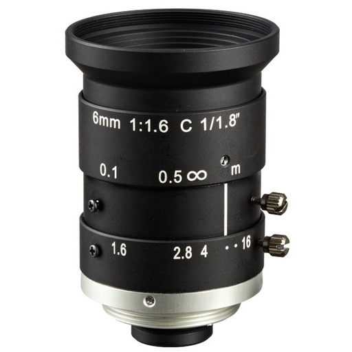 [97345] Megapixel C-Mount 6 mm Lens (LCF06LEVMP)